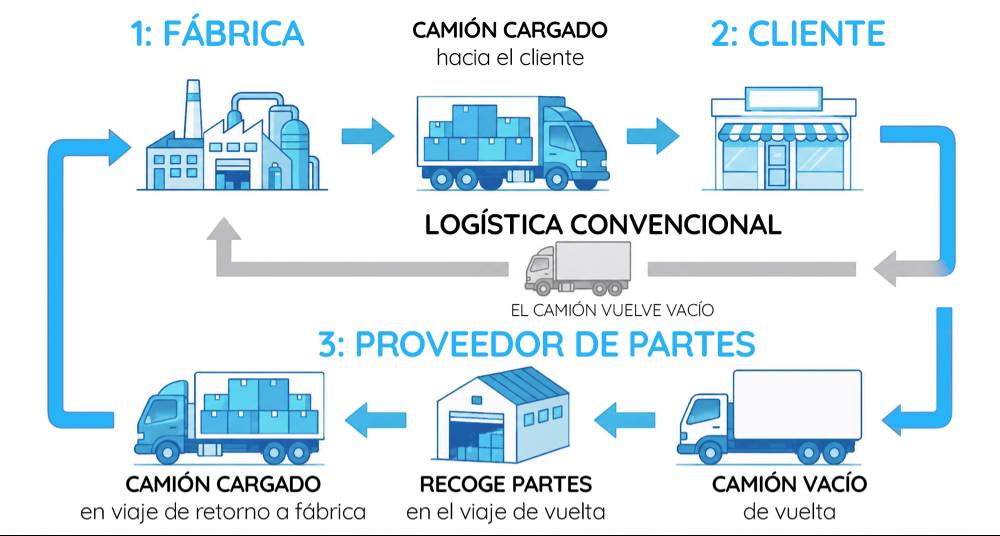 infografia backhauling infografia backhaul en logistica