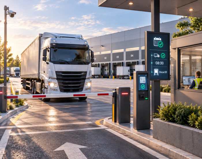 control de acceso en centros logisticos